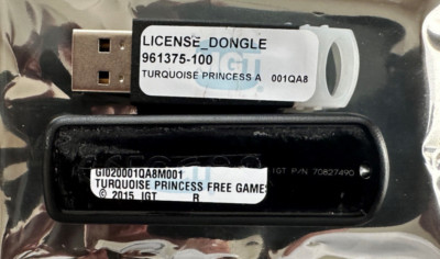 IGT Family 20 1QAB License Dongle and Software Loader Set Turquoise Princess