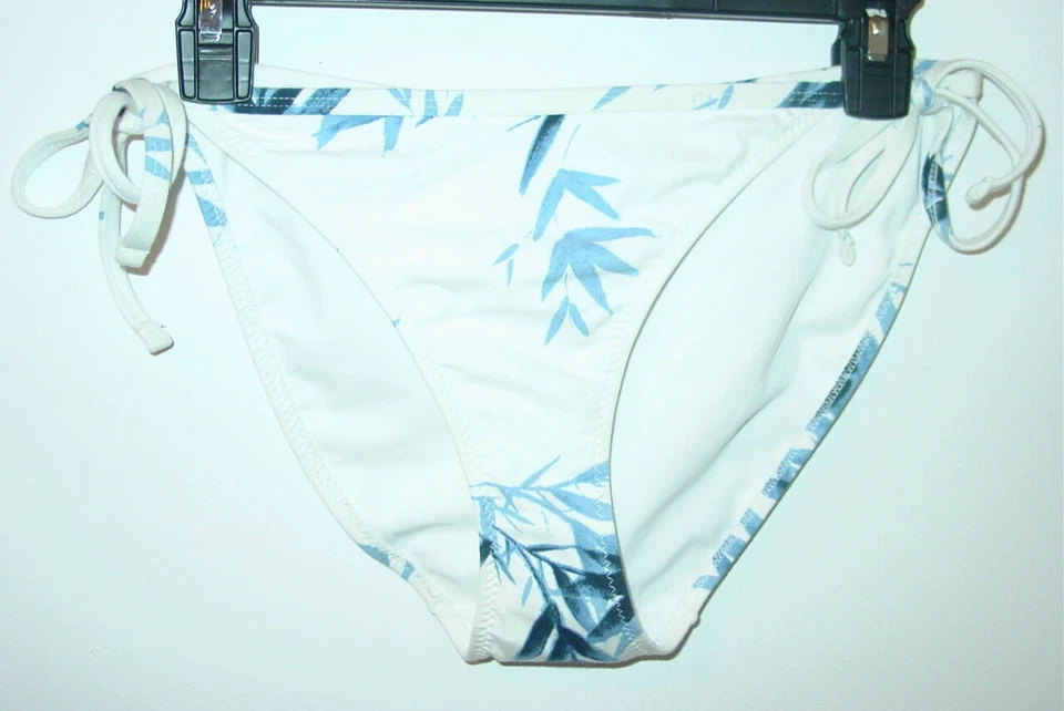 Banana Republic размер большой струнных инструментов бикини низ купальник белый синий лист новый с Ярлыками - Изображение 2 из 3