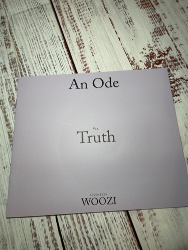 Seventeen An Ode: Truth Purple Cd w/ Booklet K-Pop Woozi Photo Booklet - Picture 14 of 17