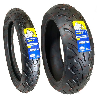 Michelin Road 6 160/60ZR17 120/70ZR17 Front Rear Tire Set