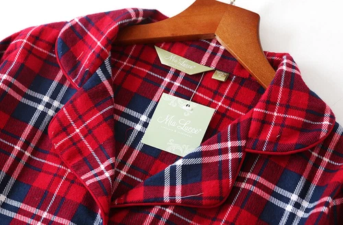 Nightgown Women's Flannel Boyfriend Nightshirt - Picture 35 of 77