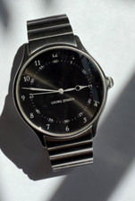 Georg Jensen Men's Watch # 381 Steel with Grey Dial