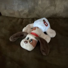 Pound Puppies Newborns Brown & White Dog Plush Hasbro Basic Fun with diaper