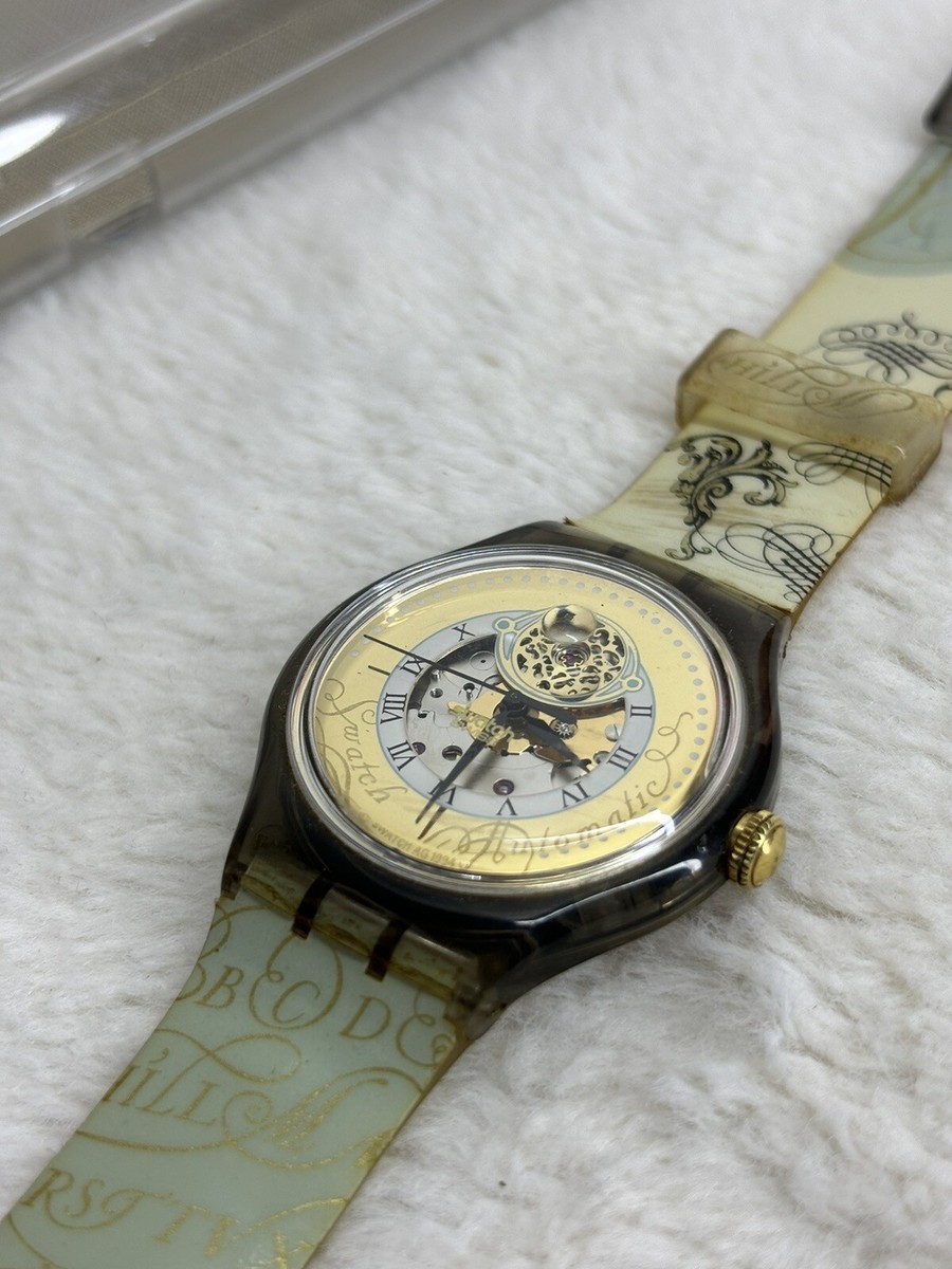 スウォッチ◆1994年 Swatch Automatic 「PITTI」 Orologio Swatch Pitti 1994 Automatico Da Collezione Raro Con