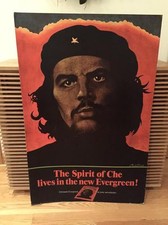 Original Vintage Che Guevara Poster, Cuba Revolution Paul Davis Evergreen 1968 