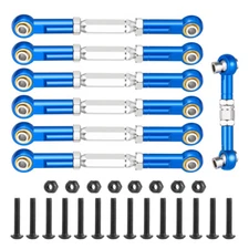 7pcs Full Set of Tie Rods Links Set for 1/10 TRAXXAS Slash 2WD RC Car