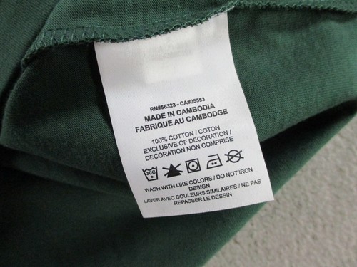 Jordan Shirt Mens Small Green DNA Long Sleeve Crewneck Cotton Basketball Casual - Picture 8 of 10