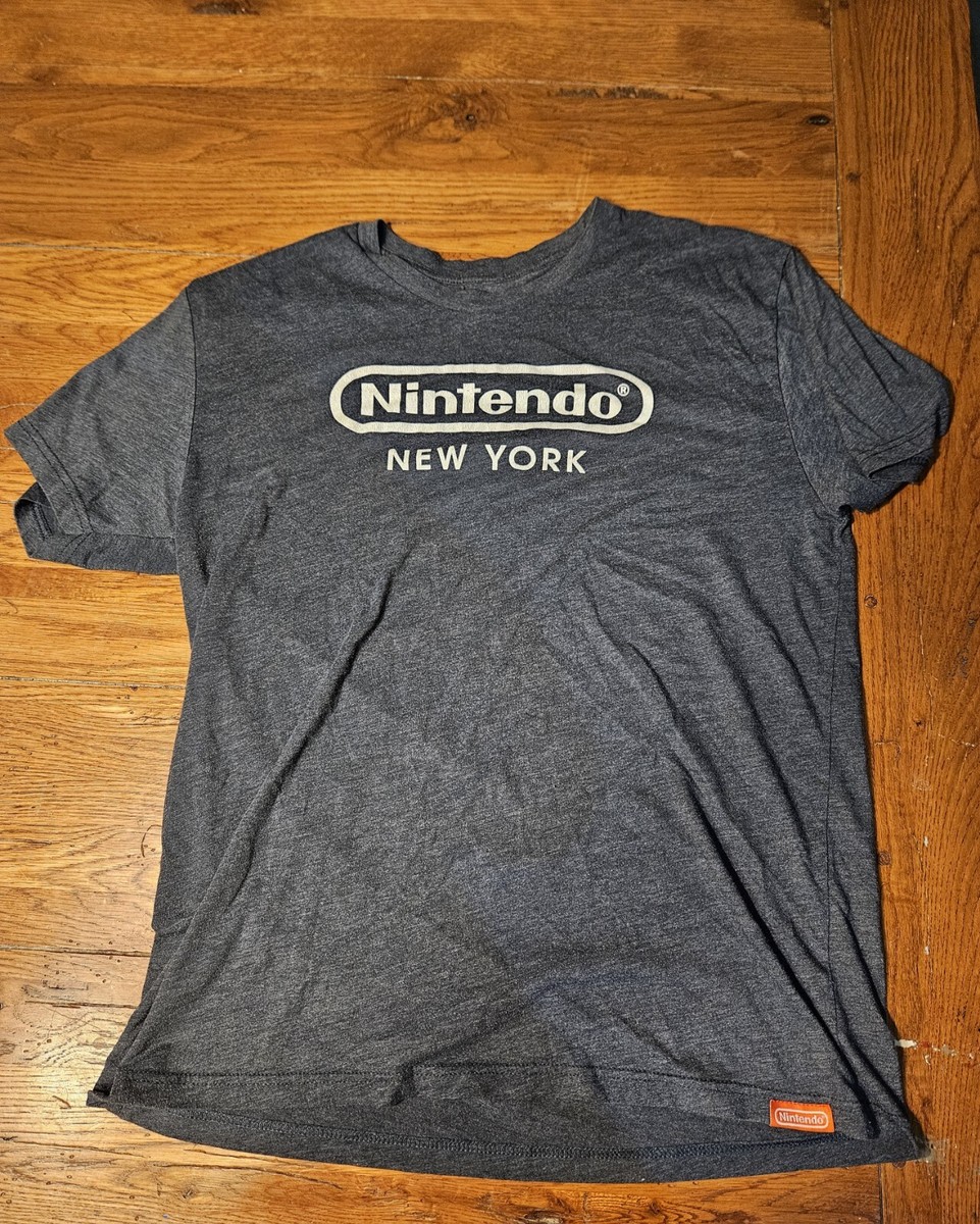 Nintendo New York Exclusive T Shirt Mens XL Grey Logo Nintendo New York Exclusive T Shirt Mens XL Grey Logo