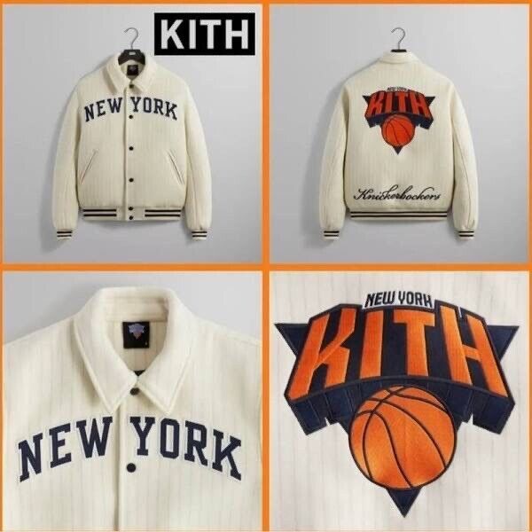 🔥RARE🔥Kith for the New York Knicks Wool Collared Coaches 🔥RARE🔥Kith for the New York Knicks Wool Collared Coaches