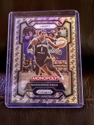 2024 Panini WNBA Monopoly GO Space Prizm - #42 Marquesha Davis RC Liberty