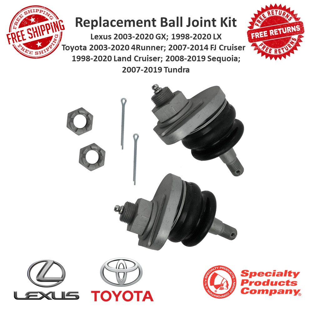 SPC 25002 Upgraded Front Arm Ball Joint Kit Greaseable Pair For  