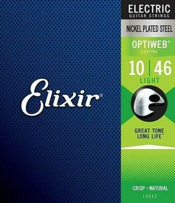 Elixir 19052   Optiweb   Light 010-046   Satz Saiten für E-Gitarre 