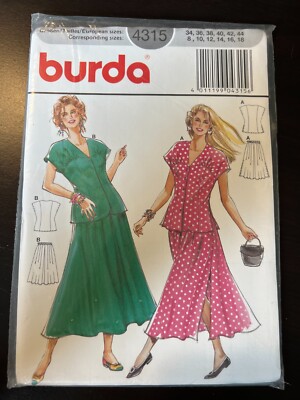 Burda sewing patterns your choice new in plastic uncut in cm