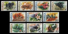 Ruanda 1982 - Mi-Nr. 1196-1205 ** - MNH - Wildtiere / Wild animals