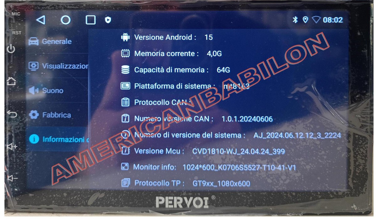 Autoradio Android 15 Doppio DIN Per Audi Q3 2012-2018 - GPS, Bluetooth, WiFi 4G, 2GB+32GB - Foto 8