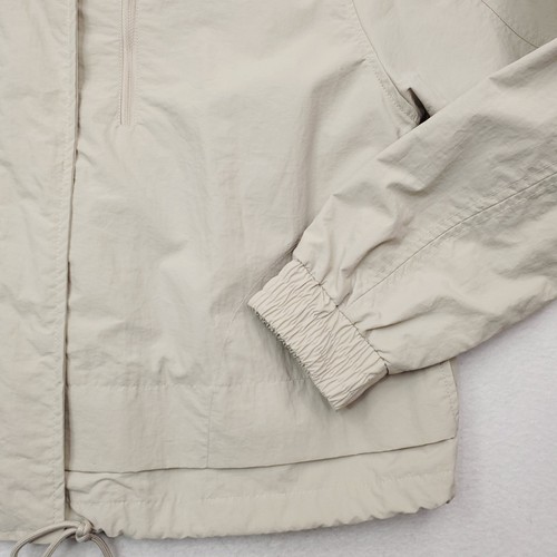Limitless Jacket Womens Large Khaki Bomber Oversize Caped Lightweight Athleisure - Picture 2 of 18