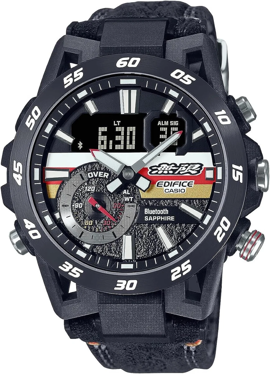 Casio Edifice Mugen Edition Watch ECB-40MU-1AJR Bluetooth Sapphire Glass Black