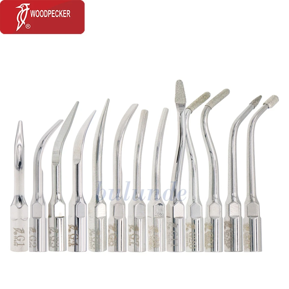 5PCS Woodpecker Ultrasonic Scaler G-Type Tips Perio for EMS Handpiece Cavitron - Image 3 of 4