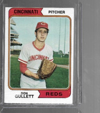 1974 Topps #385 - Don Gullett - Cincinnati Reds - EX-MT