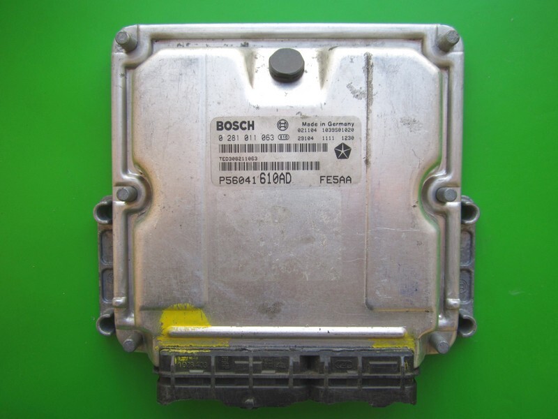 ECU Engine Control Unit Jeep Grand Cherokee 2.7CRD