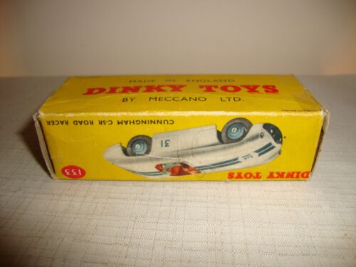 DINKY TOYS 133 CUNNINGHAM C-5R ROAD RACER - EXCELLENT in original BOX - Picture 10 of 12