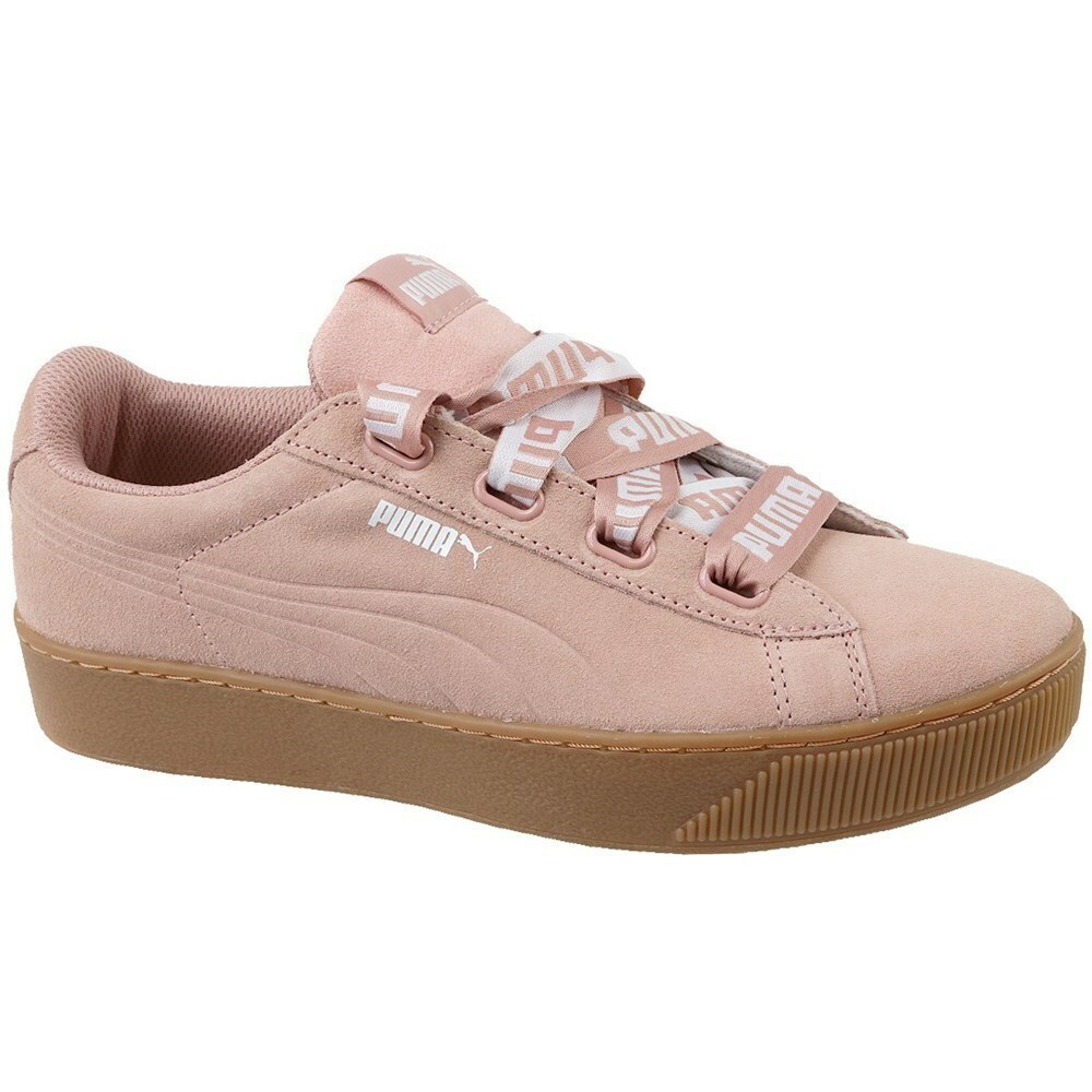 puma vikky platform ribbon green