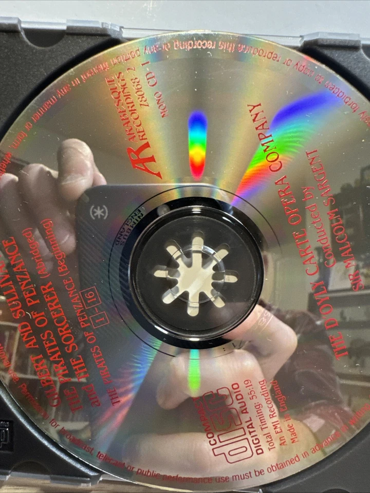 Gilbert & Sullivan: Pirates Of Penzance, the Sorcerer / D'Oyly Carte Opera 2CD. — 第 3/4 张图片