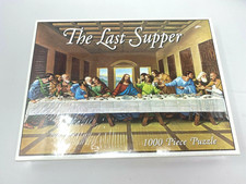 1999 WHITE MOUNTAIN PUZZLES 1000 PC. THE LAST SUPPER PUZZLE - NEW SEALED 24 x 30