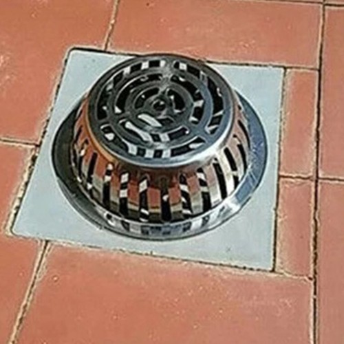 Protector de canalones de cubierta antibloqueo de drenaje de piso 2 piezas - Imagen 8 de 12