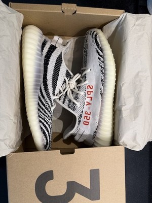 adidas Yeezy Boost 350 V2 Zebra CP9654 Gr. 44 2/3 CheckCheck PASS OVP