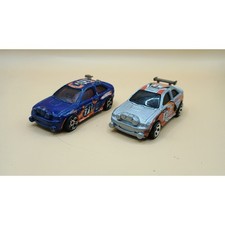 Vintage 1996 Hot Wheels Escort Rally Diecast Car - Set Of 2 - Loose