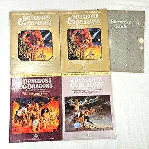 Dungeons and Dragons 4pc Immortals Bundle DM & Player Guides + 2 Modules IM1 IM2