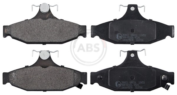 38413 A.B.S. Bremsbelagsatz, Scheibenbremse FüR Chevrolet,Pontiac-image
