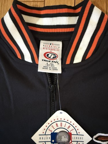 Męska koszula Baltimore Orioles Qtr-Zip czarna SS L logo paski rękawy/talia nowa z metką - Zdjęcie 3 z 6