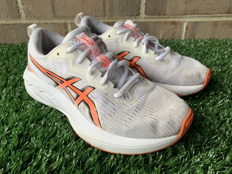 Zapatos para niños talla 5Y/6,5W - ASICS Novablast 4 GS 'White Sunrise Red' naranja negro Foto 3 de 4