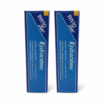 PACK OF 2 PHYTO KYDRACREME - HAIR COLORING CREAM LUXURIOUS - LIGHT ASH BROWN 2oz