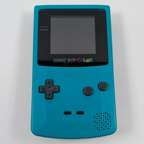 Nintendo Game Boy Color Console GBC Teal - New Shell New Lens New Buttons - MINT