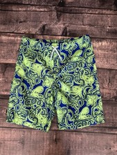 Lands  End Boys Swim Trunks Octopus Print Size XL 14  16 