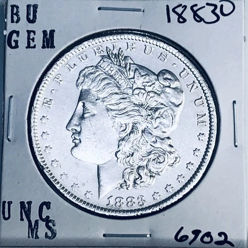 1883 O BU GEM MORGAN SILVER DOLLAR UNC MS+++ U.S. MINT RARE COIN 6902