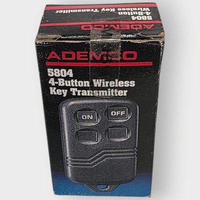 Ademco 5804 4 Button Wireless Key Transmitter *NEW* FREE SHIPPING