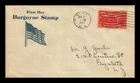DR JIM STAMPS US COVER BURGOYNE AT SARATOGA FIRST DAY ISSUE SCOTT 644