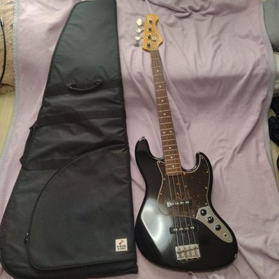 CoolZ JazzBass Made in Japan Black Electric Bass Guitar