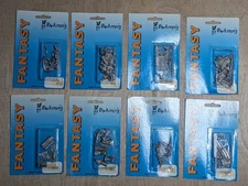 The Armory Minot Miniature Metal Blisters badly assembled incomplete scenery