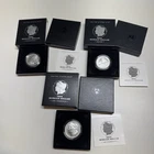 2021 Morgan Silver Dollar 3 Coin Set In OGP COA US Mint P, D, S
