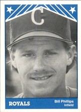 1983 Charleston Royals TCMA 8 Bill Phillips Fairfax Virginia VA NM Baseball Card
