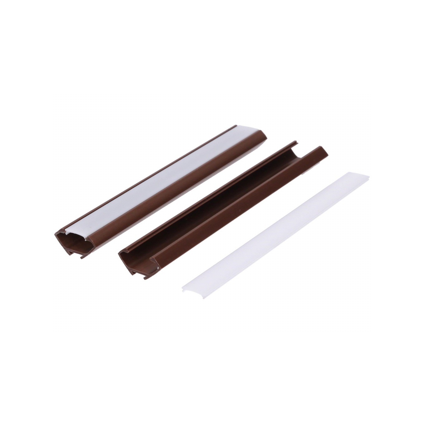 PVC Corner LED Profile 22x12 2m Brown ML PVC-CORNER-BR2ML
