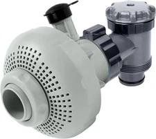 Pool Plunger Valve 12355 Large Inlet Air Nozzle Fits for Intex Gray 