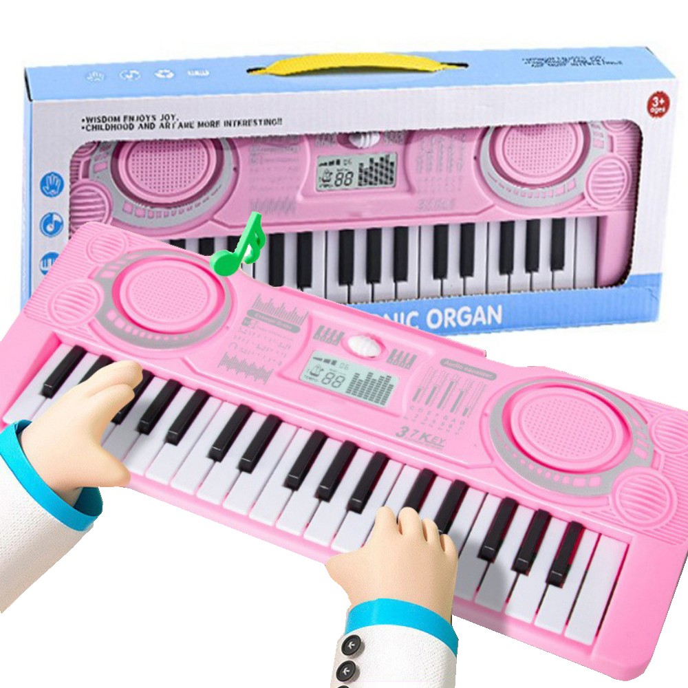 Kids Toddler Toy Piano Keyboard Mini 37Key Pianos for Kid Music Toys Instruments