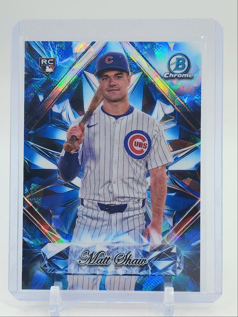 MATT SHAW 2025 BOWMAN CHROME SAPPHIRE SELECTIONS ROOKIE RC Q4920