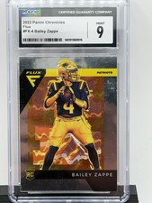 2022 Panini Chronicles Flux Football Bailey Zappe RC Rookie #4-Patriots